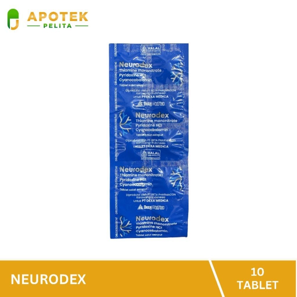 Neurodex untuk Pengobatan Kekurangan Vitamin B (10 tablet)