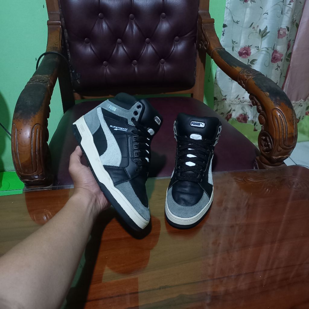 PUMA SLIPSTREAM MID HERITAGE | SEPATU SECOND BRANDED | SEPATU SNEAKERS KEREN MANTAP TERBAIK
