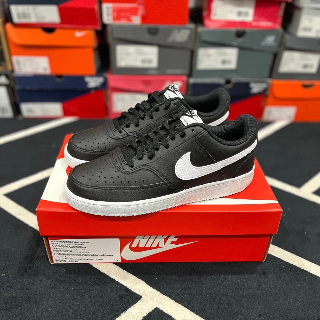 Nike Court Vision Black White Original