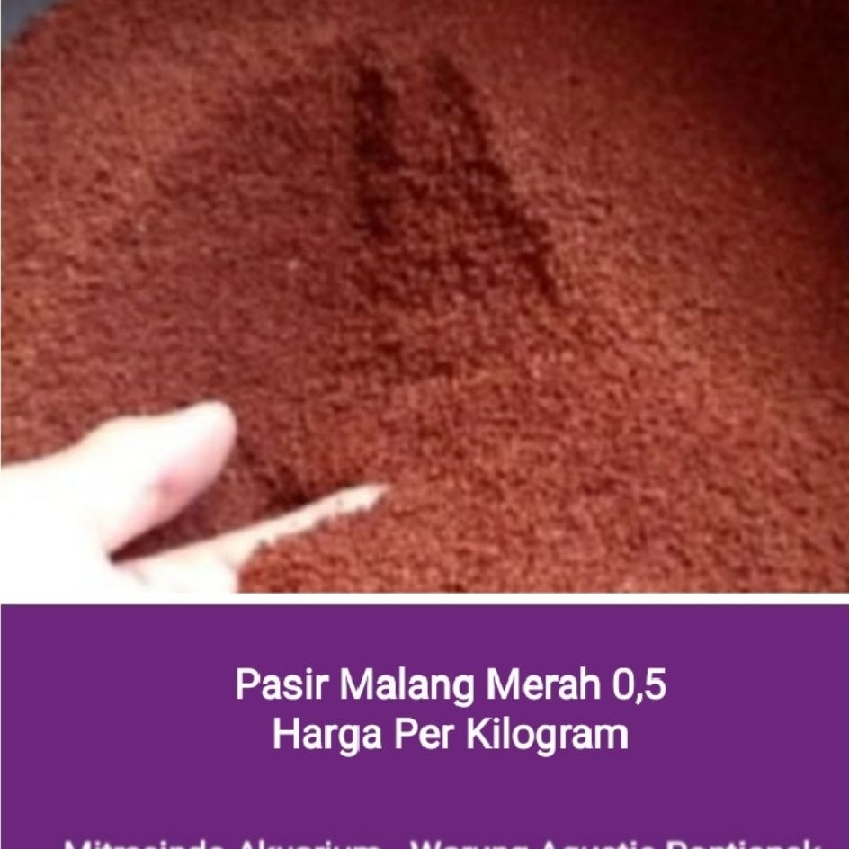 Pasir Malang Merah 1kg No. 0,5 ( 0.5 )