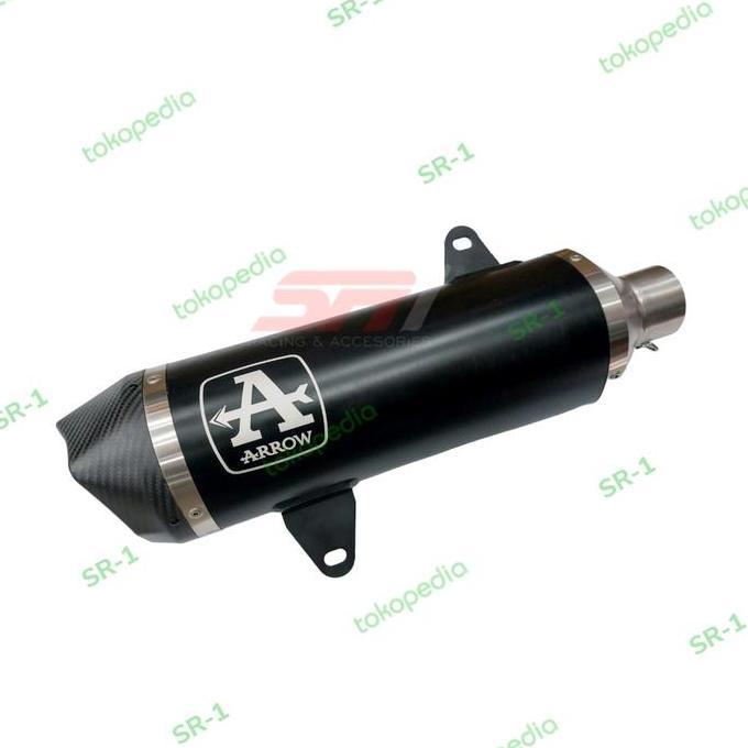 Arrow Exhaust / Knalpot Arrow Yamaha Xmax ( Dark Almunium )