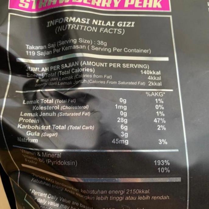 Dietaja- Bxn Iso Whey Isolate 10 Lbs Whey Protein Isolate Bpom Halal