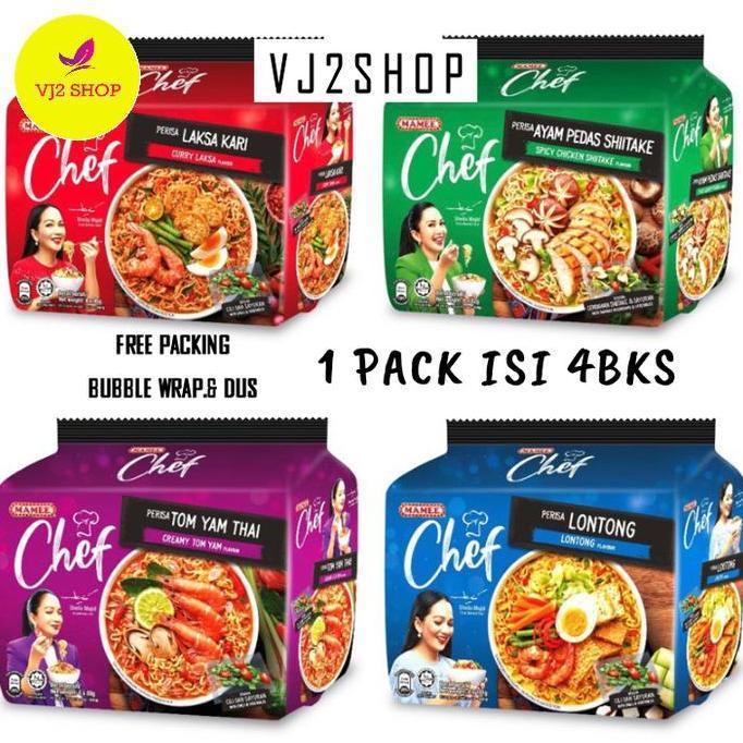 MAMEE CHEF MIE INSTANT NOODLE MALAYSIA LONTONG CURRY LAKSA