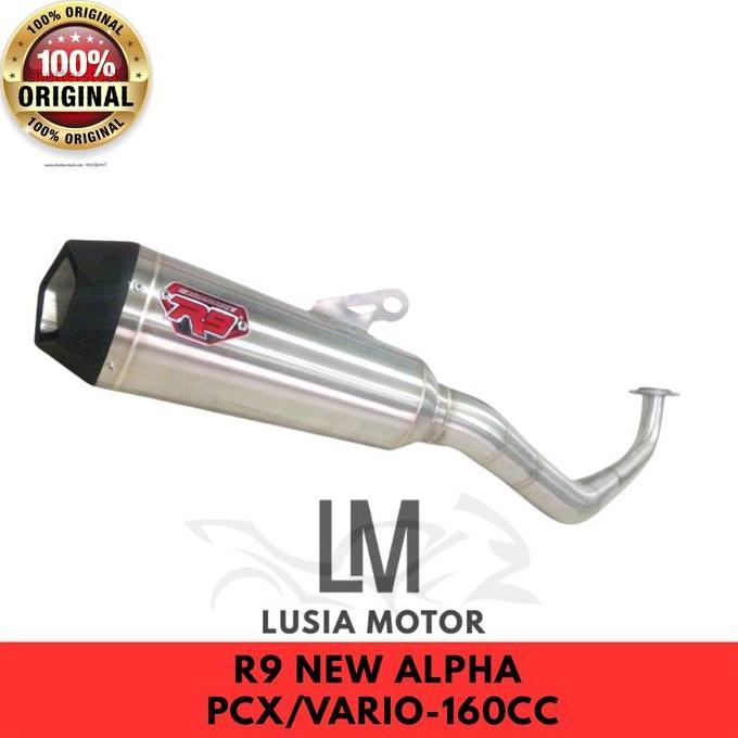 Knalpot R9 Racing New Series Honda PCX 160 Vario 160