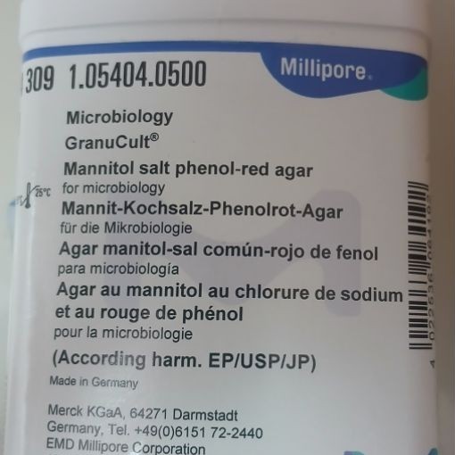 Manitol salt agar/MSA merck