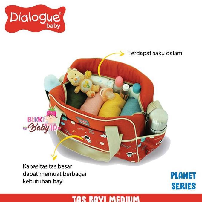 Dialogue Tas Bayi Medium Travel Bag Diaper Bag Planet Series DGT7252 (TERBAIK) (TERBARU) (TERMURAH)