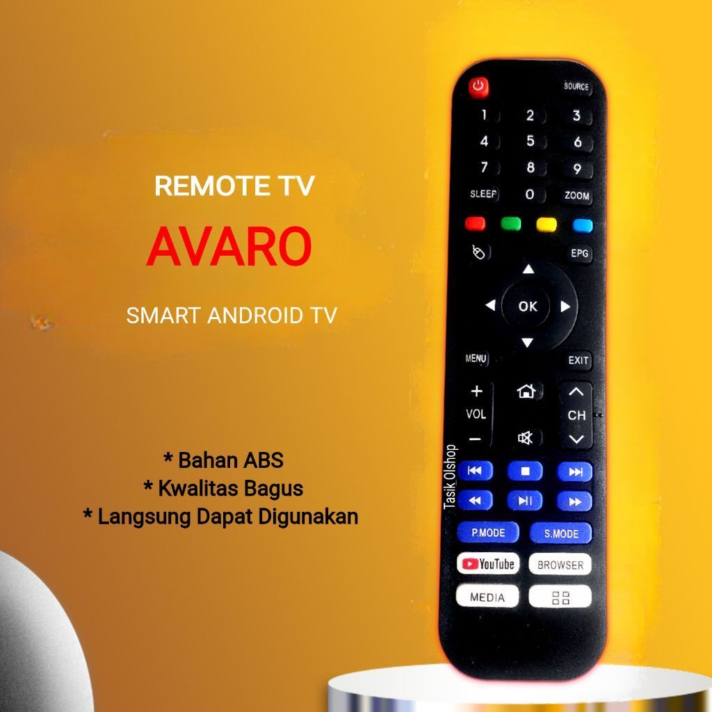 REMOTE REMOT TV AVARO SMART ANDROID