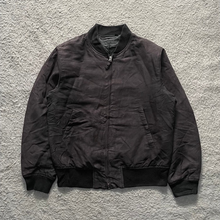 Uniqlo Bomber Suede Jacket
