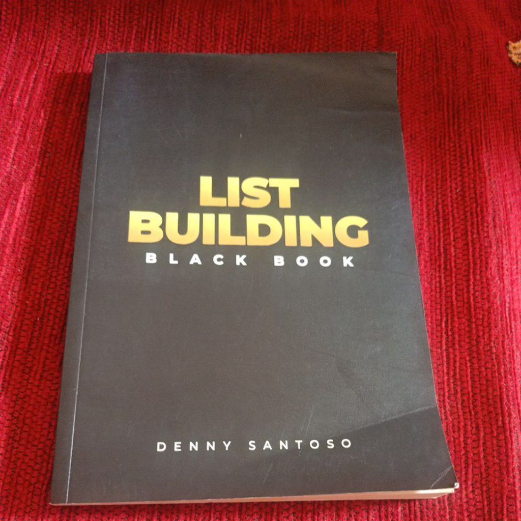 buku LIST BUILDING BLACK BOOK oleh Denny Santoso