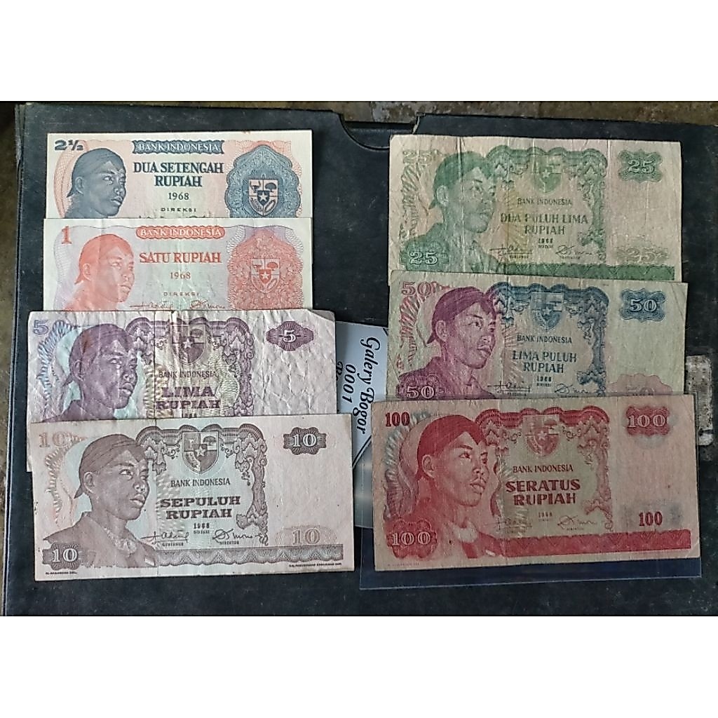 set uang Sudirman Rp1 sampai 100 rupiah