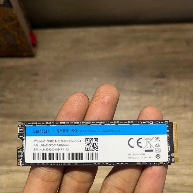 NVMe Lexar NM610 PRO Pcie 3 1tb