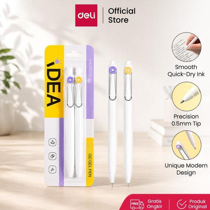 Nusign (2pcs) IDEA Pen / Gel Pen Two Way Color NS670-1