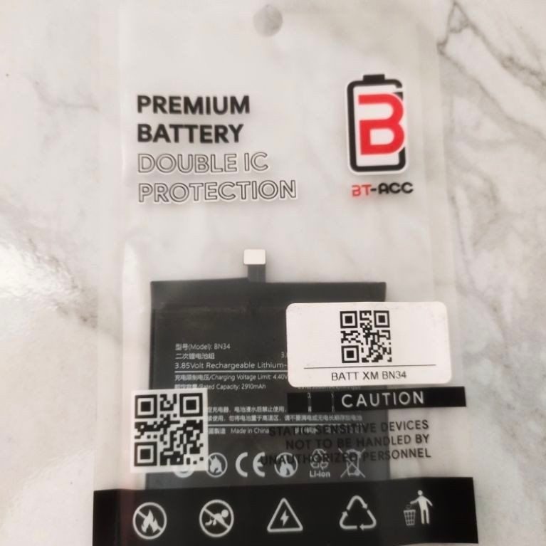 ORIGINAL BATERAI BT-ACC XIAOMI BN34 (BERGARANSI) BEST QUALITY