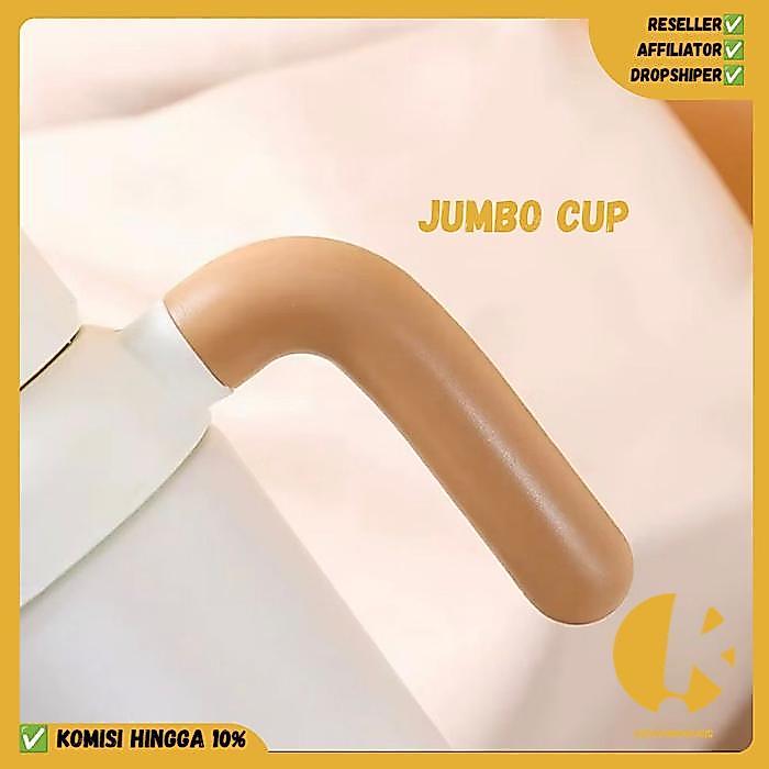 READY Mug gelas cangkir kopi termos thermos travel JUMBO CUP coffee grafir