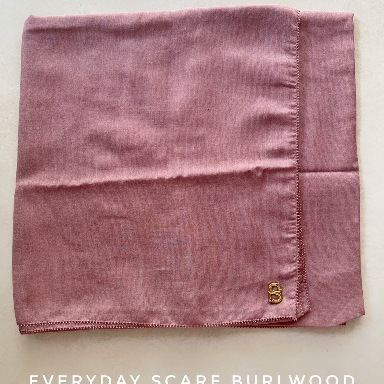 preloved Buttonscarves Everyday Scarf burlwood (no box, VVGC)