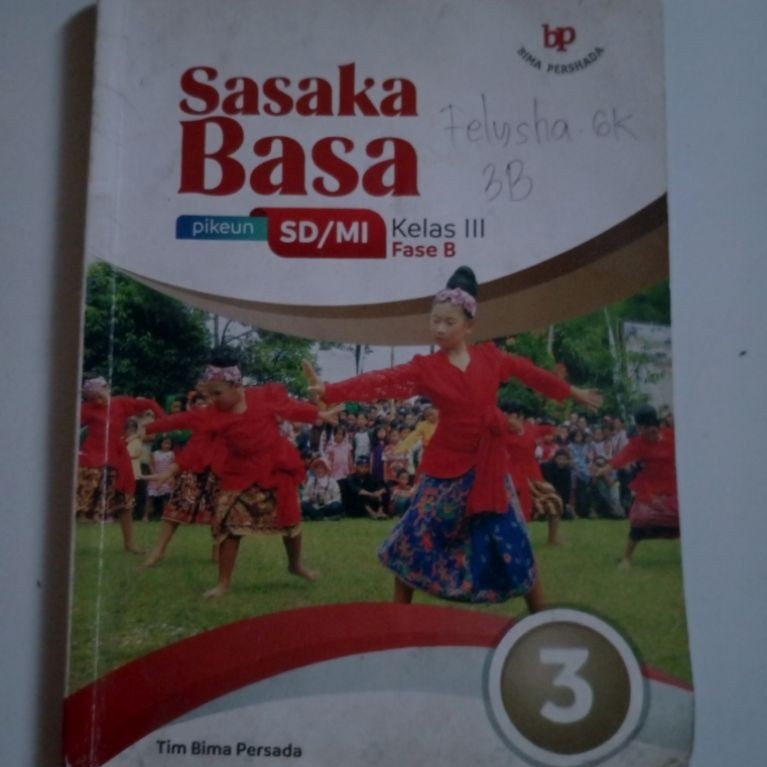 SASAKA BASA KELAS 3 SD/MI FASE B BEKAS/SECOND