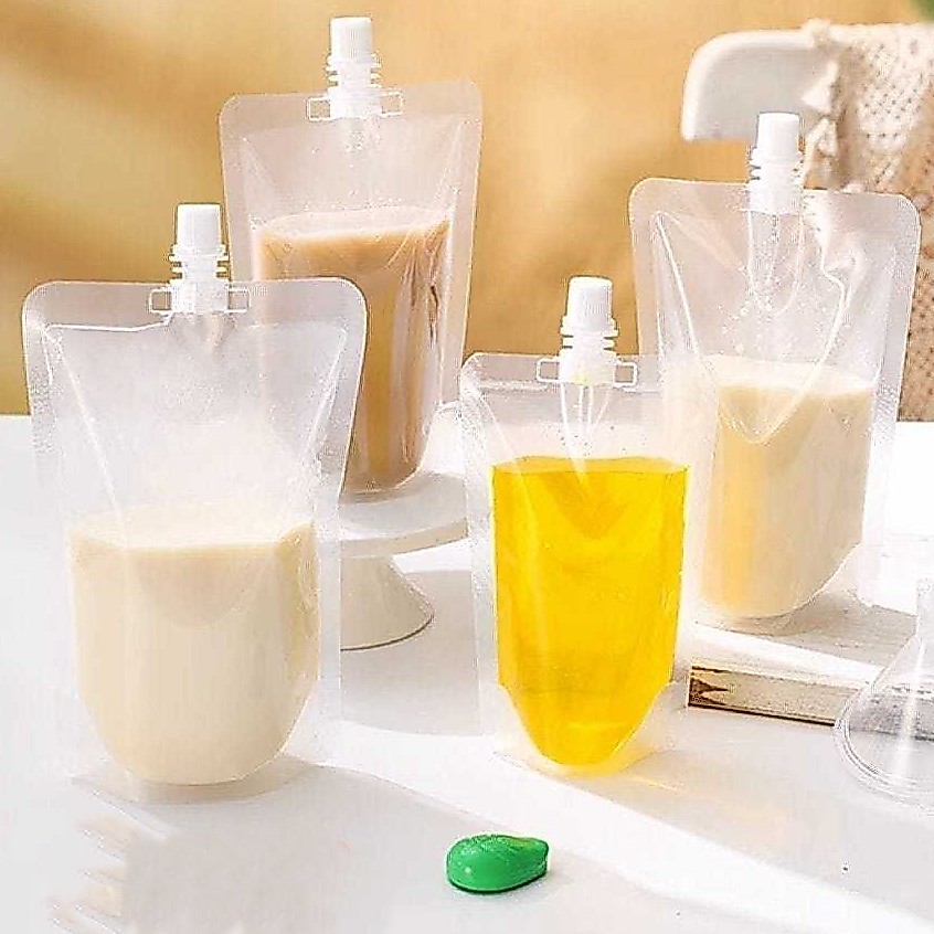Standing Pouch Spout / Pouch Minuman / Kemasan Minuman / Kemasan Multifungsi FoodGrade 100ml/250ml/3