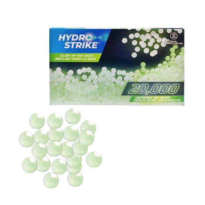 Hydro Strike Glow In The Dark 20K Refill Gel Beads