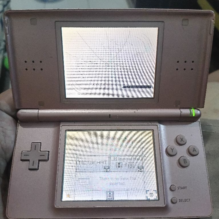 NDS lite Rose gold Hidup minus LCD semua tombol aman