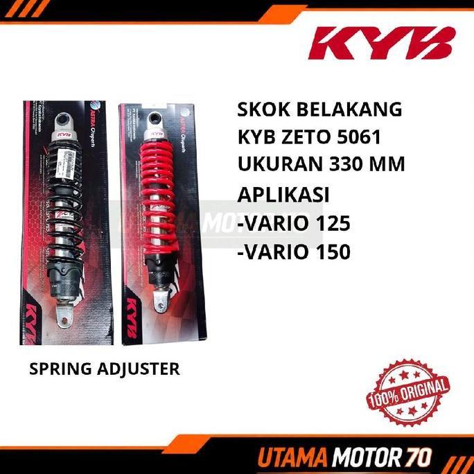 SOLA SKOK BELAKANG KYB ZETO VARIO 125 / VARIO 150 330 MM ZT 5061