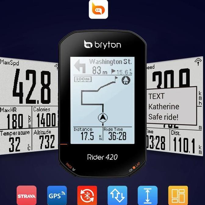 Promo Bryton rider 420 bundling sensor HRM bryton Diskon