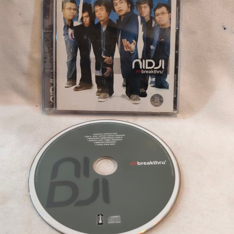 NIDJI BREAKTHRU KASET CD