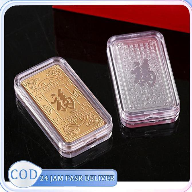 REGENLY 5pcs Koin Emas Souvenir Emas Amulet Keberuntungan Jimat Kekayaan Lucky Cat Penarik Rezeki Em