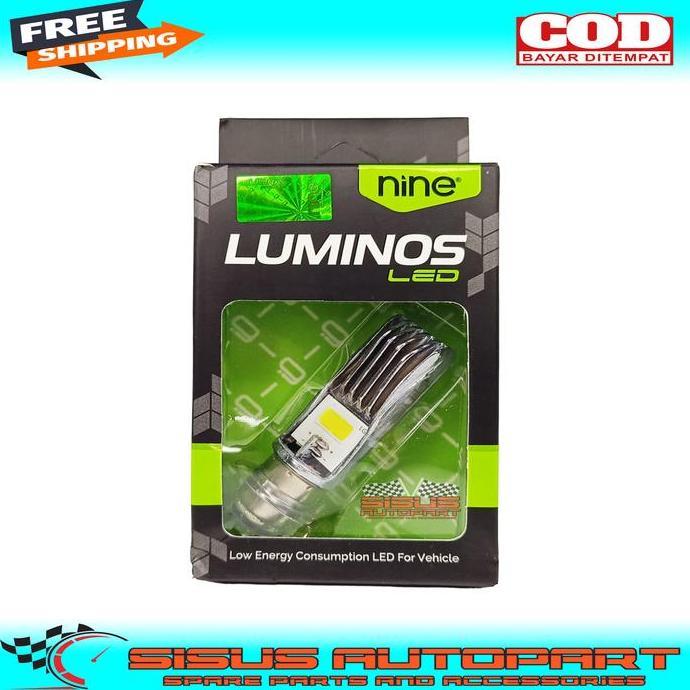 MALAV LAMPU DEPAN MOTOR BEBEK MATIC H6 LUMINOS AC DC PUTIH / BOHLAM DEPAN LED LUMINOS H6 / BOHLAM LE