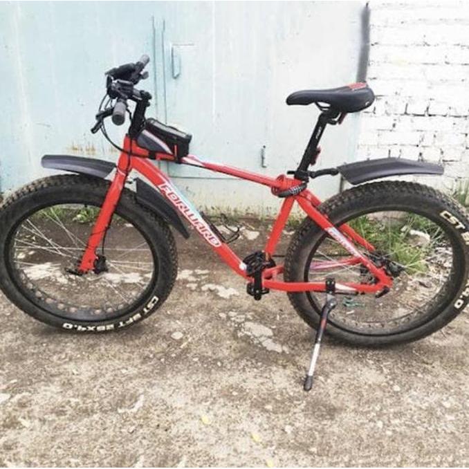 Promo spakbor mudguard fender sepeda MTB Fatbike 4.0 depan belakang 2pcs Diskon