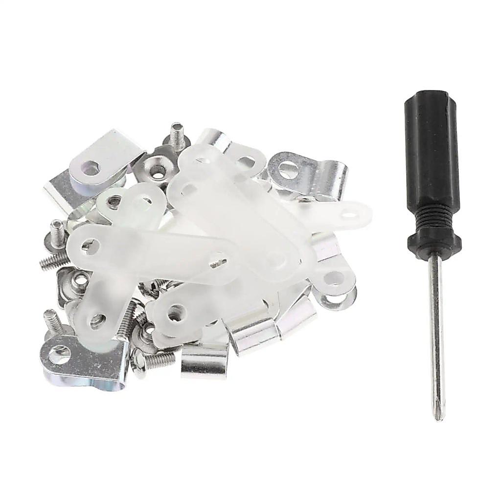 Ice Hockey Visor Harde Set Screw with Rubber Gaskets Repair Set for Baseball Training Riding Softbal