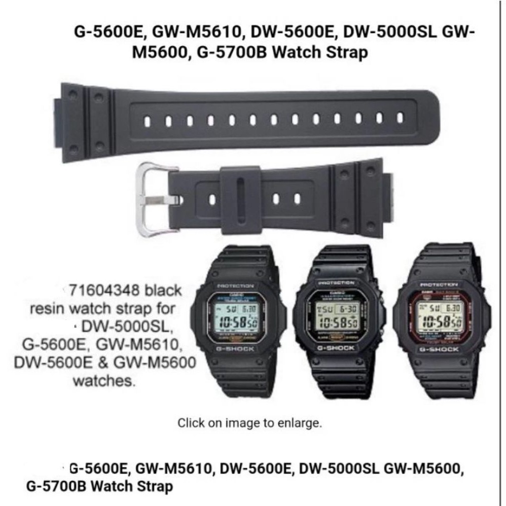 STRAP  DW 5000SL DW 5600E DW 5700 DW 5750 G 5600 GW M5600 GW M5610 Original sdh dpt sepasang spring 