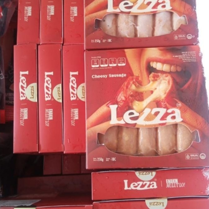 Lezza Cheesy Sausages / Sosis Keju Lumer 250gr