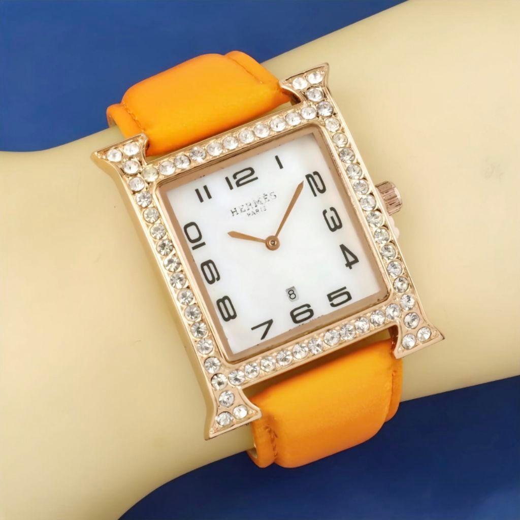 Jam tangan hm wanita kulit