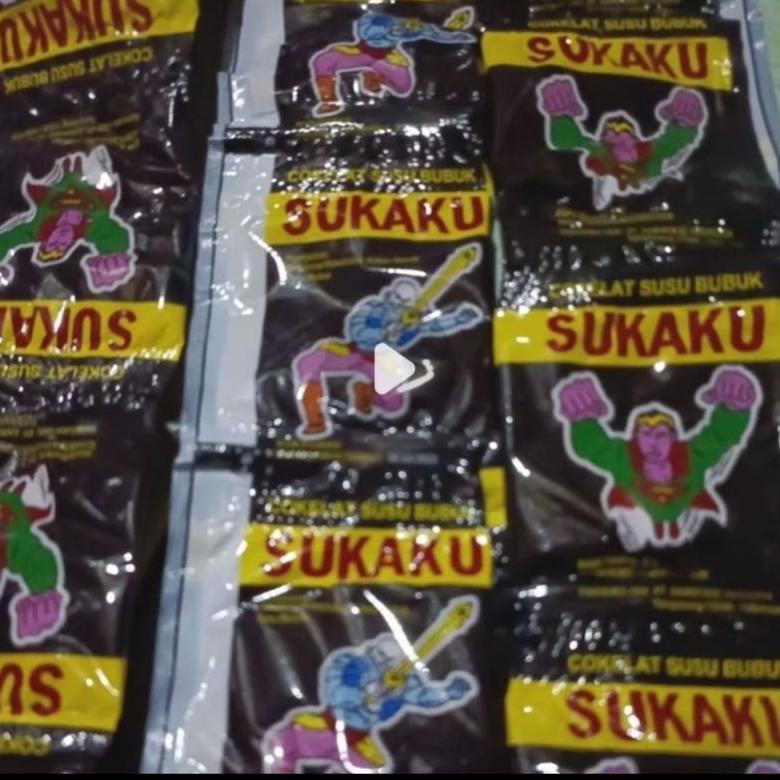 1 DUS 100 RENTENG PERMEN / PREMEN JADUL SUSU BUBUK SUKAKU RENTENG CEMILAN ANAK JADUL Diskon