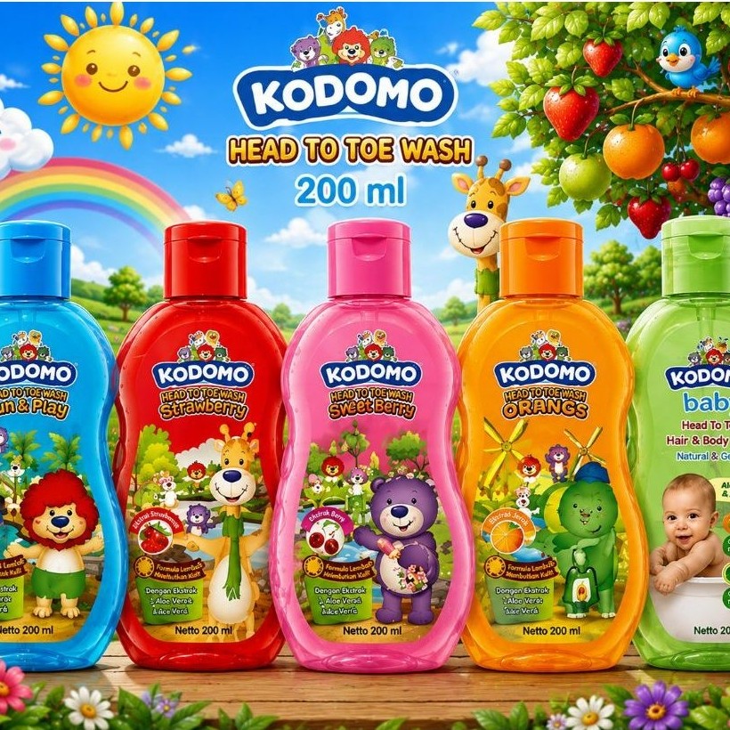 (200 ml) kodomo shampoo /sabun anak