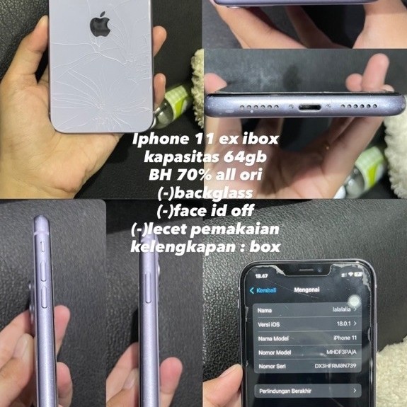second iphone 11 ex ibox 64gb