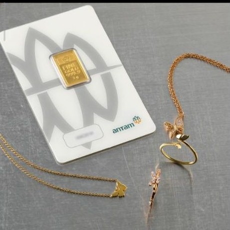 Emas Batangan 0.5gr Antam 24 Karat Murni