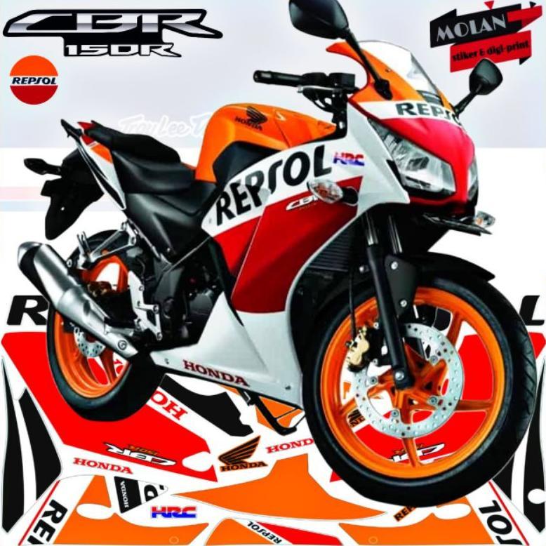 Mega Decal Sticker Striping Variasi Motif Ori Cbr 150 R Repsol K45-Cbr Repsol 2014-Cbr Repsol 2015-C