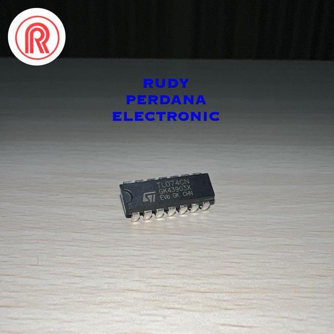 IC TRANSISTOR TL074CN TL074 TL 074 CN ST-II RPE27