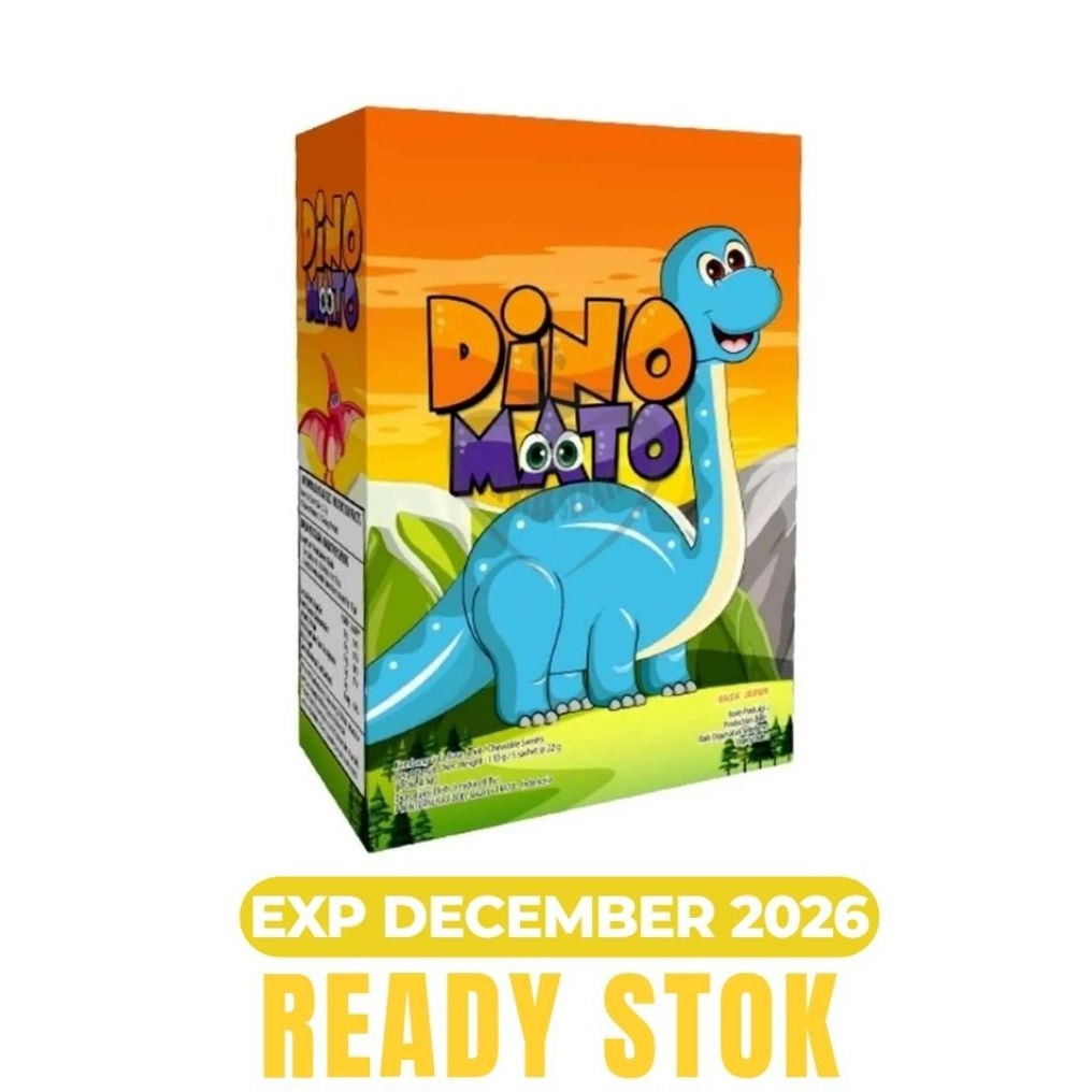 Dino Mato Suplemen Vitamin Anak # 1 Box Isi 5 Sachet