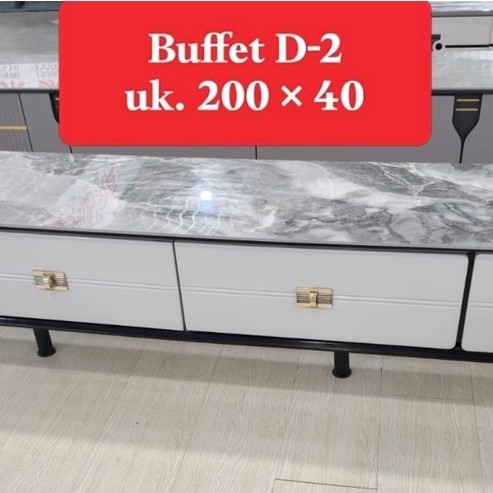 Buffet Tv Import D2 Top Table Granite