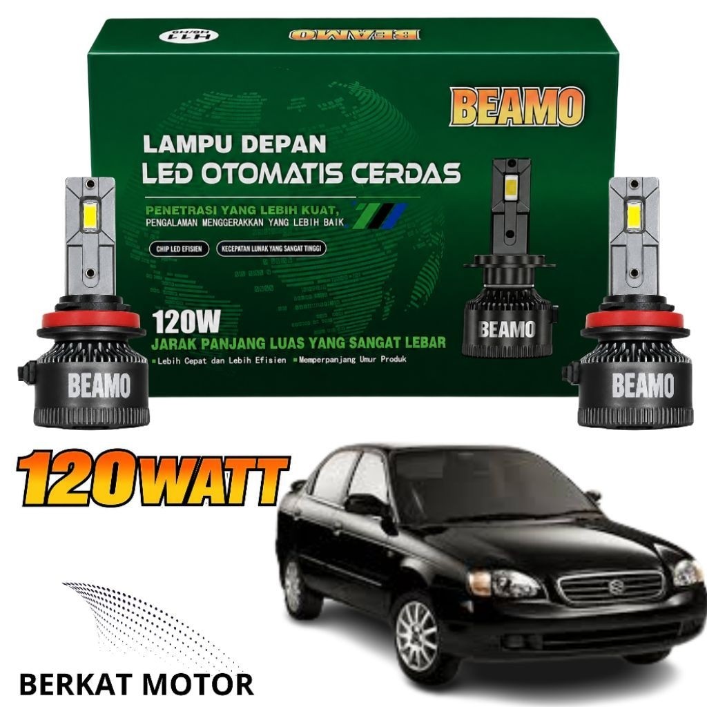 LED Lampu Utama Baleno Millenium 120Watt 12v Original BEAMO Garansi 1 Tahun PnP Suzuki