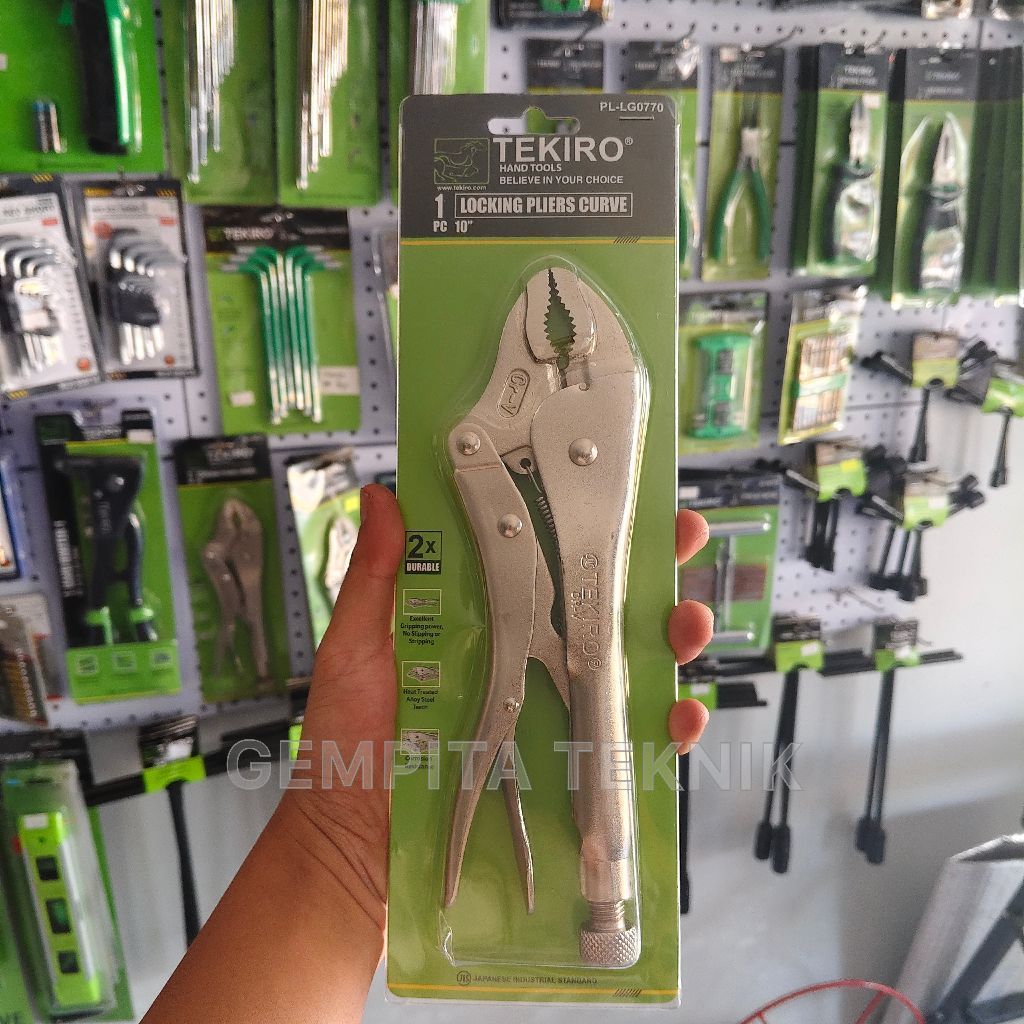 Tang buaya Tekiro 10" Curve Tang Buaya 10" Bengkok Tekiro Tang Buaya Tekiro 10inch Curve