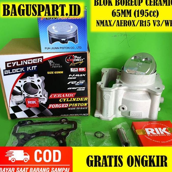 BLOK CERAMIC FORGED 63 65 NMAX AEROX R15 VVA V3 VIXION R MT15 LEXI XTR