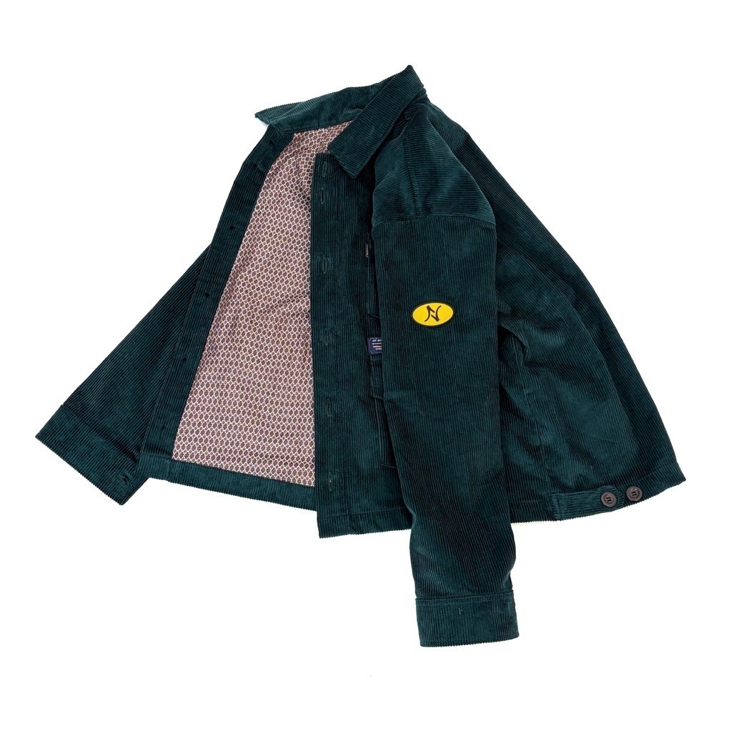 NIIRPROBLEMA - “NERVOSA” Corduroy Work Jacket - Work Jacket Boxy Corduroy - Work Jacket Corduroy Uni