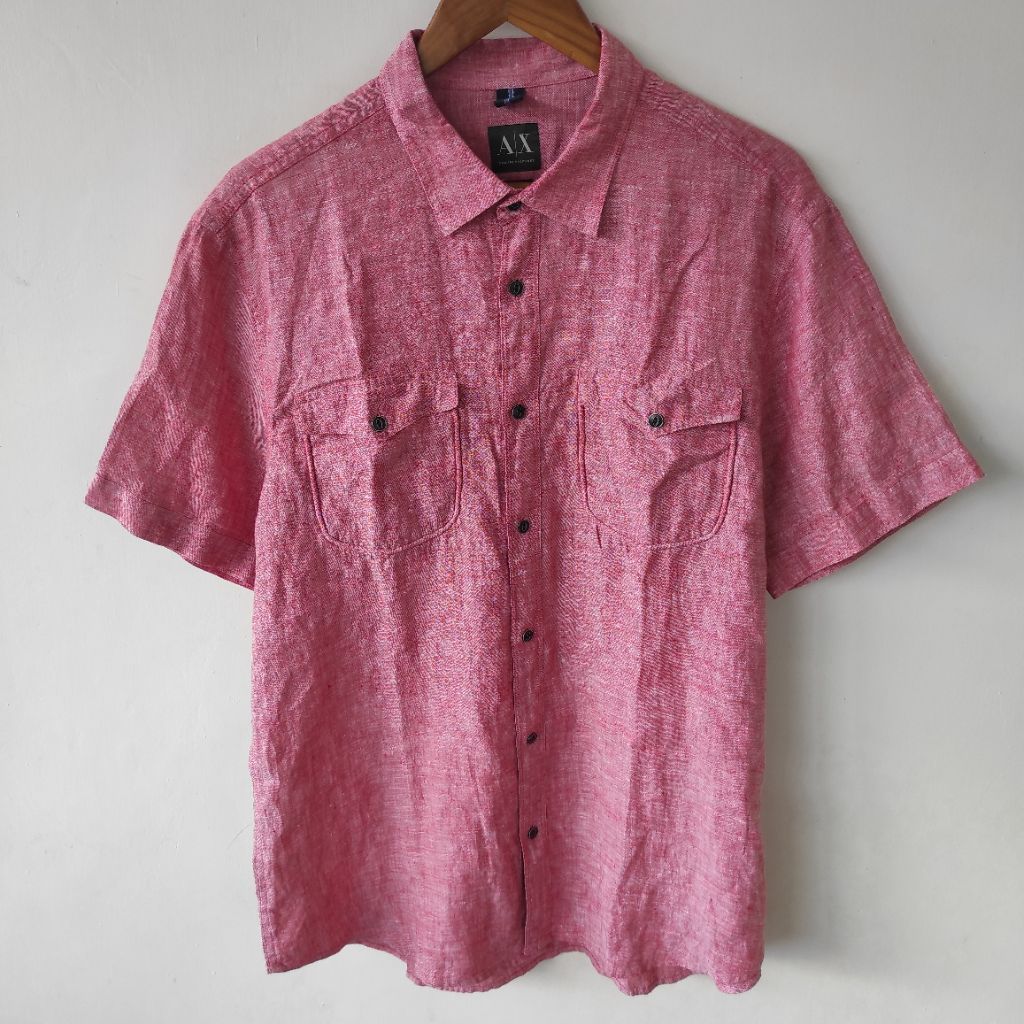 KEMEJA ARMANI EXCHANGE LINEN LD 114 PRELOVED