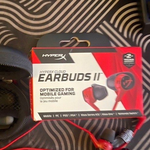 HyperX Cloud Earbuds II Second Like New