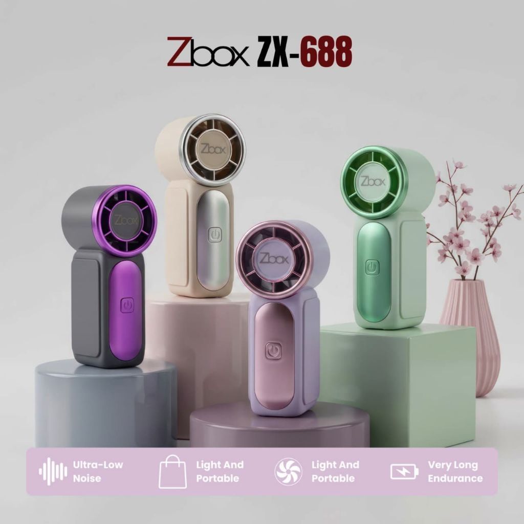 Mini Fan LED Digital Zbox ZX688