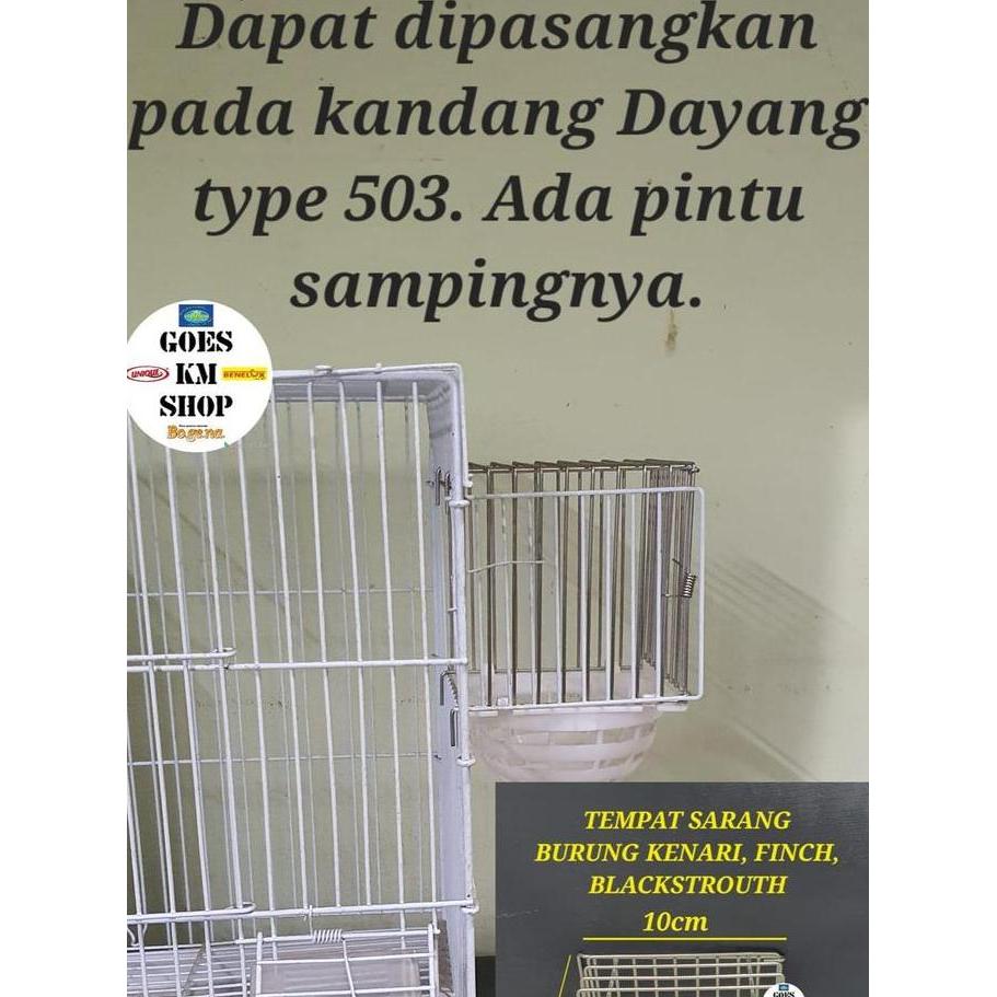 KOTAK TEMPAT SARANG BURUNG KENARI, FINCH, BLACKSTROUTH TYPE 503 DAYANG