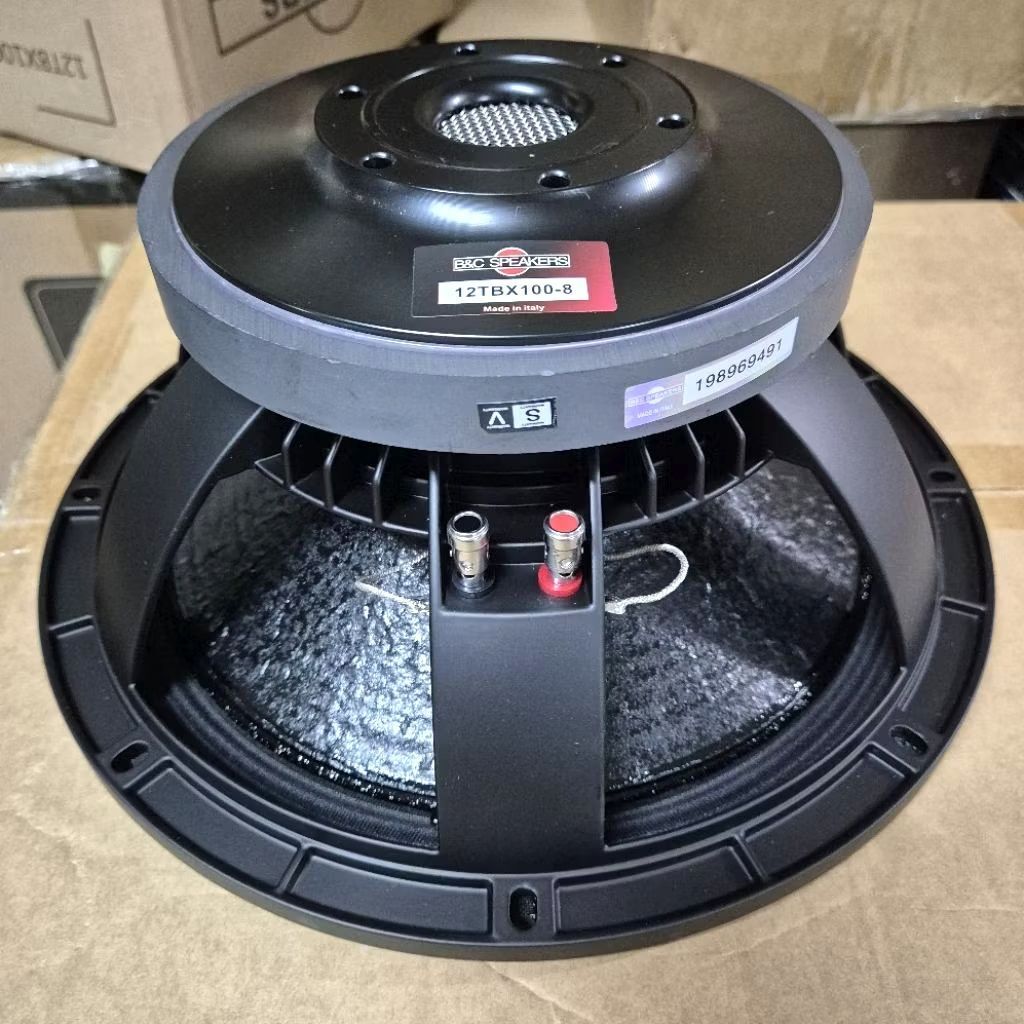 Speaker Component B&C BNC 12TBX100 12inch Voice Coil 3inch Subwoofer Komponen 12 TBX100